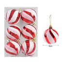 6Pcs/box 6cm Christmas Ball Ornaments Xmas Tree Hanging Pendant Christmas Decorations for Home 2023 Navidad Natal New Year Gift