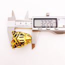 Pendant Golden Tiger Brand New Fine Jewelry 925 Sterling Silver Punk Accessories Rebel Gift For Women Men