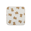 Baby Bib Towel Boys Girls 0-12M Breathable Soft Face Towel Drooling Bib with Hanging Hook Infant Feeding Burp Cloth