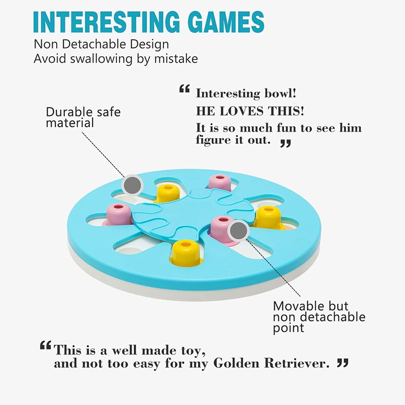 Dog Puzzle Toy Feeder Puppy Increas Iq Training Game Interactive Food Dispenser Slow Feeder Educational Toy Dog Honden Speelgoed