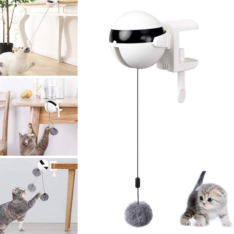 Electric Automatic Lifting Cat Ball Toy Interactive Puzzle Smart Pet Cat Ball Teaser Toys Pet Electric Supply Lifting Cats Balls