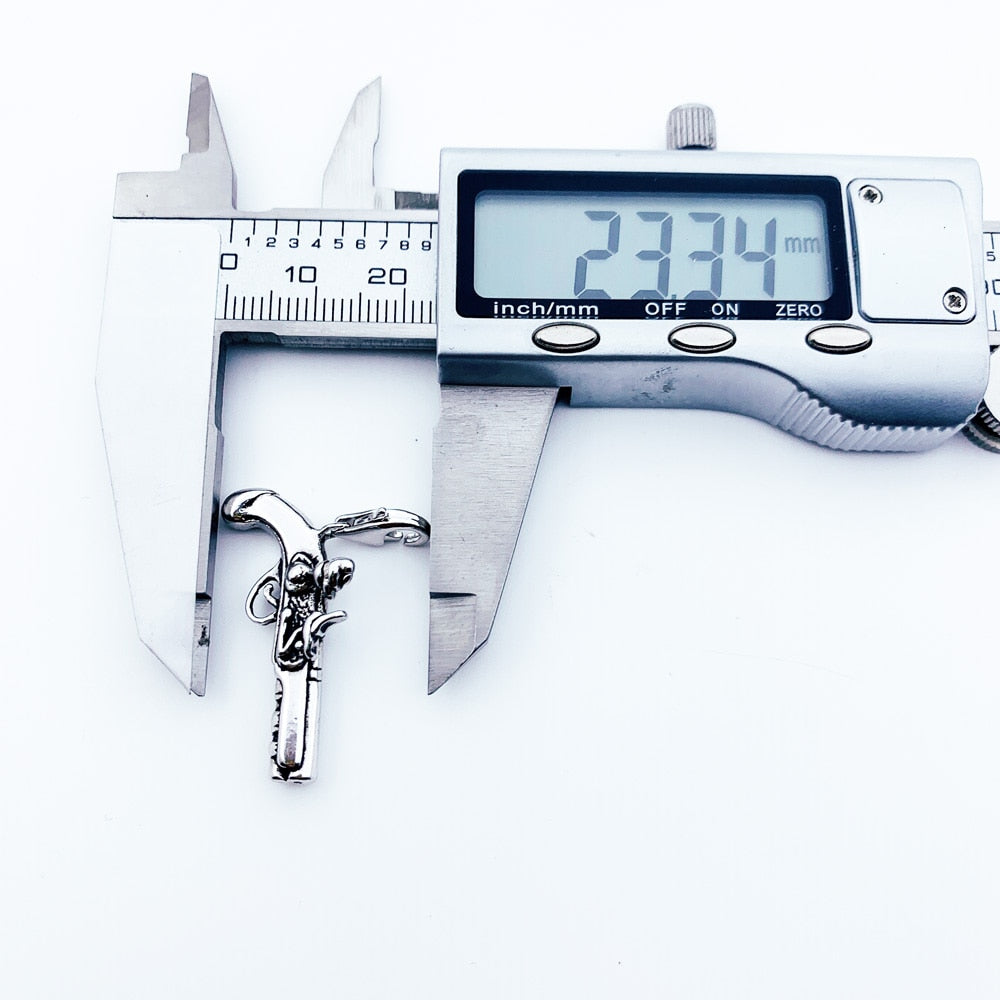 Pirate Gun Pendant Brand Fashion Jewelry Europe Rebel 925 Sterling Silver Accessories Gift For Women & Men