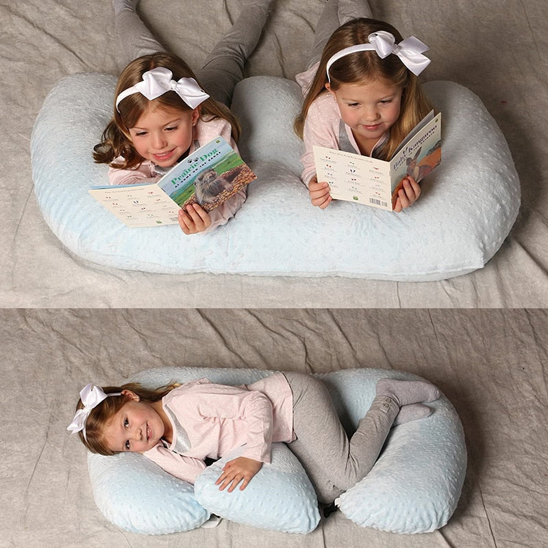 Baby Pillow Multifunctional Nursing Pillow For Breastfeeding Twin Anti-spitting  Feeding Waist Cushion Mom Pregnancy Pillow