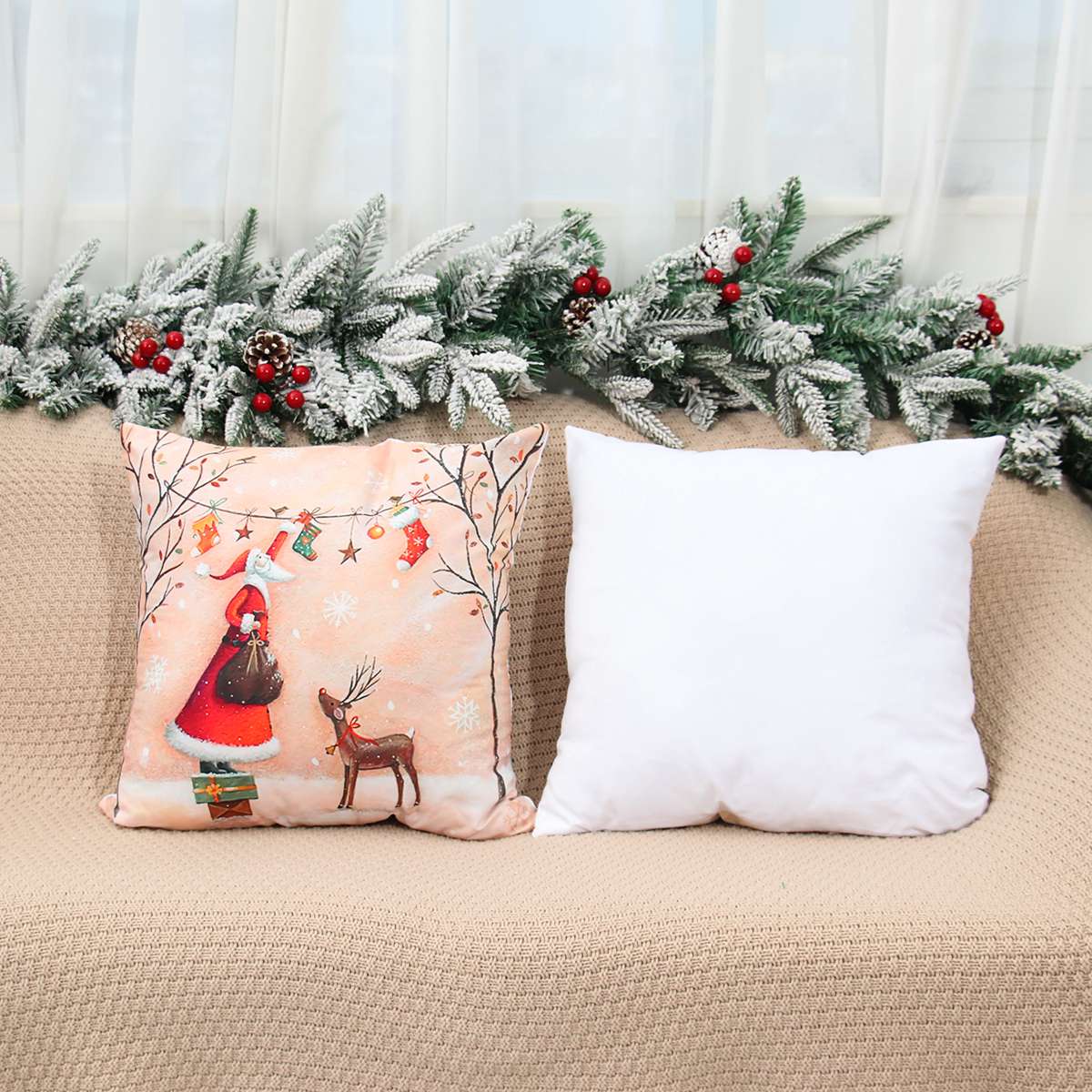 Christmas Snowman Pillowcase Merry Christmas Decor for Home  Christmas Ornaments 2022 Xmas Gift Navidad Natal Noel New Year 2023