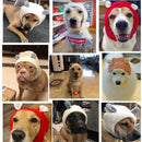 Inner Velvet Knitted Hat for Large Dogs Weighing from 15 to 25 kg Winter Comfortable Warm Polyester Crocheted Windproof Headwear - anconmall