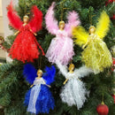 2023 Christmas Angel Doll Ornament Xmas Tree Hanging Pendant With Wings Christmas Decorations for Home New Year Kids Gift Natal