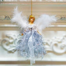 2023 Christmas Angel Doll Ornament Xmas Tree Hanging Pendant With Wings Christmas Decorations for Home New Year Kids Gift Natal