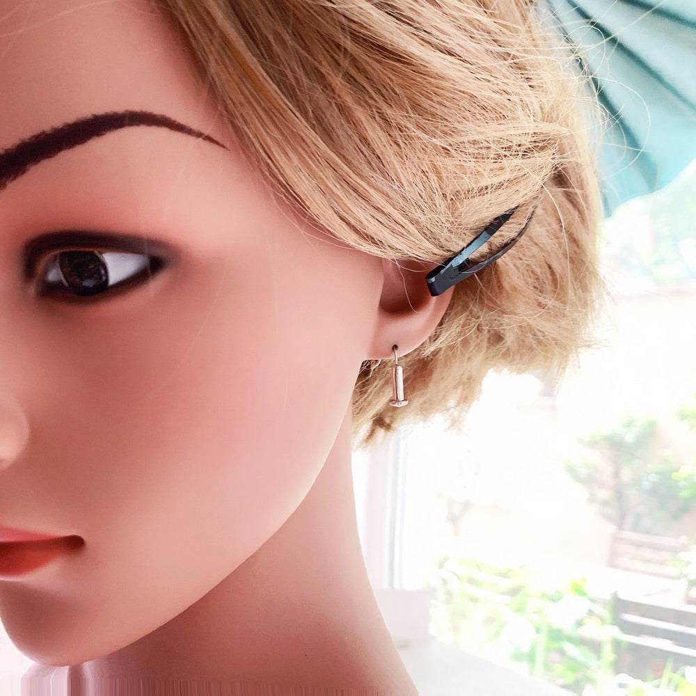 Drop Earrings Classic Europe Style Karma Diy Fine Jewerly For Women Men Gift In 925 Sterling Silver