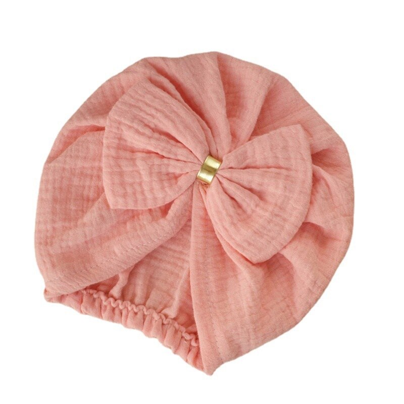 1Pc Newborn Baby Bowknot Hat Indian Bonnet Beanies Warm Hats Hair Accessory for Baby Girls Infants Toddlers Little Kid Props