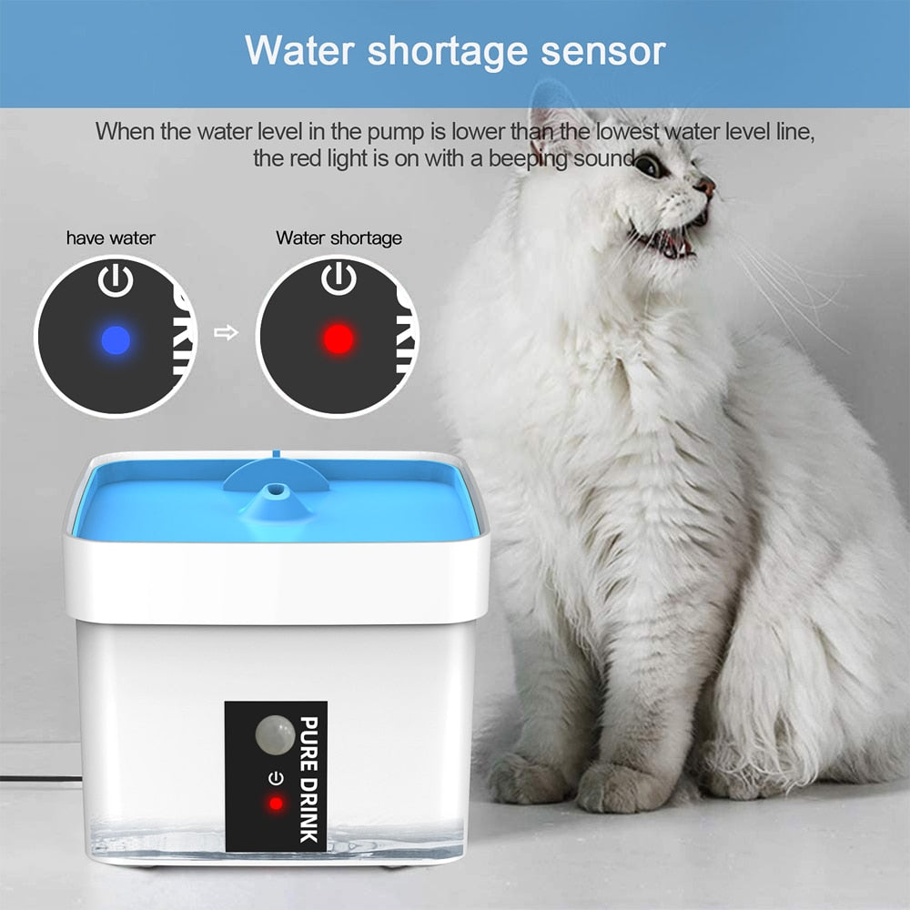 Automatic Pet Cat Drinking Fountain Filter Drinking Fountain Feeder Smart Pet Water Fountain Feeding Supplies For Cats And Dogs
