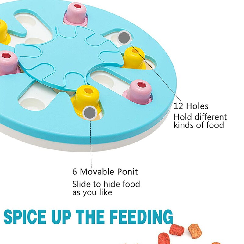 Dog Puzzle Toy Feeder Puppy Increas Iq Training Game Interactive Food Dispenser Slow Feeder Educational Toy Dog Honden Speelgoed