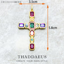 Pendant Majestic Cross & Crown Jewelry Europe 925 Sterling Silver Symbolism Promises Shield And Certaint Gift For Woman Men