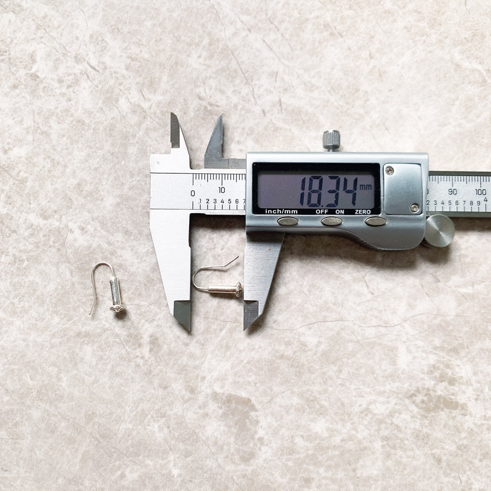 Drop Earrings Classic Europe Style Karma Diy Fine Jewerly For Women Men Gift In 925 Sterling Silver