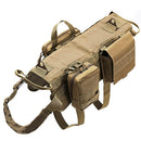 Camouflage Big Dog Harness Pet German Shepherd K9 Malinois Training Vest Tactical Dog Harness and Leash Set For Dogs - anconmall