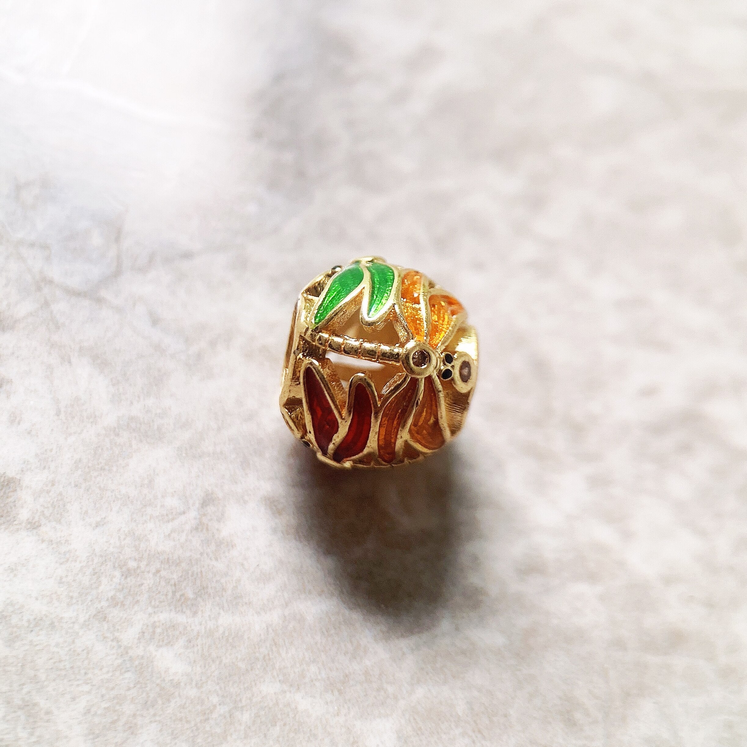 Beads Golden Dragonfly Colourful Gift For Women Karma Charms European 925 Sterling Silver Jewelry Accessories