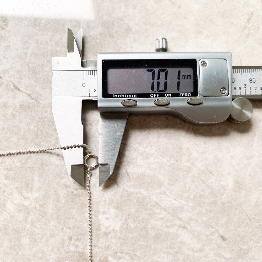 Charm Necklace Round Carrier Winter Fashion Filigree Jewelry Europe 925 Sterling Silver Gift For Women Men