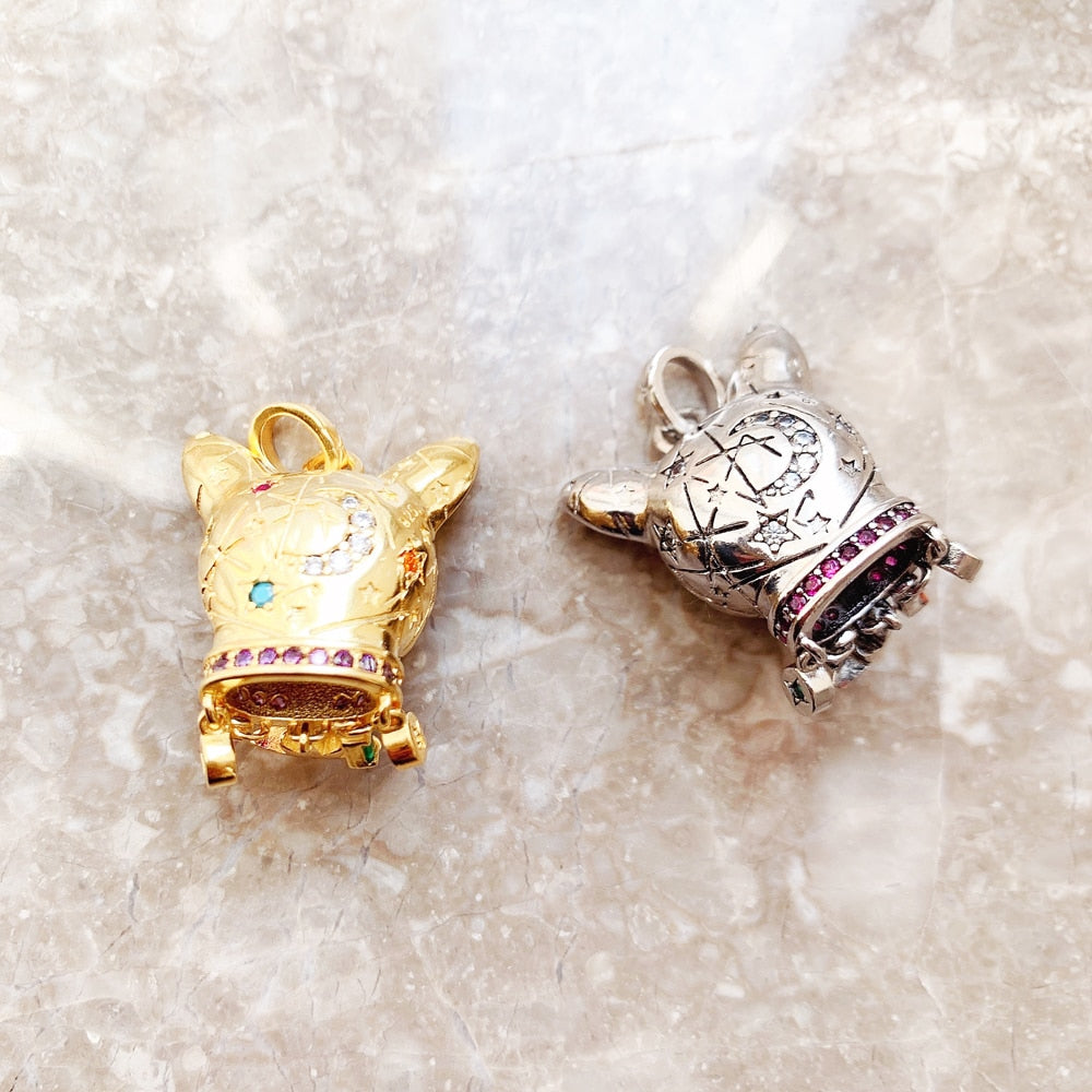 Magic Cosmic Cat Pendant Brand New Fine Jewelry Bijoux Accessories 925 Sterling Silver Gift For Woman