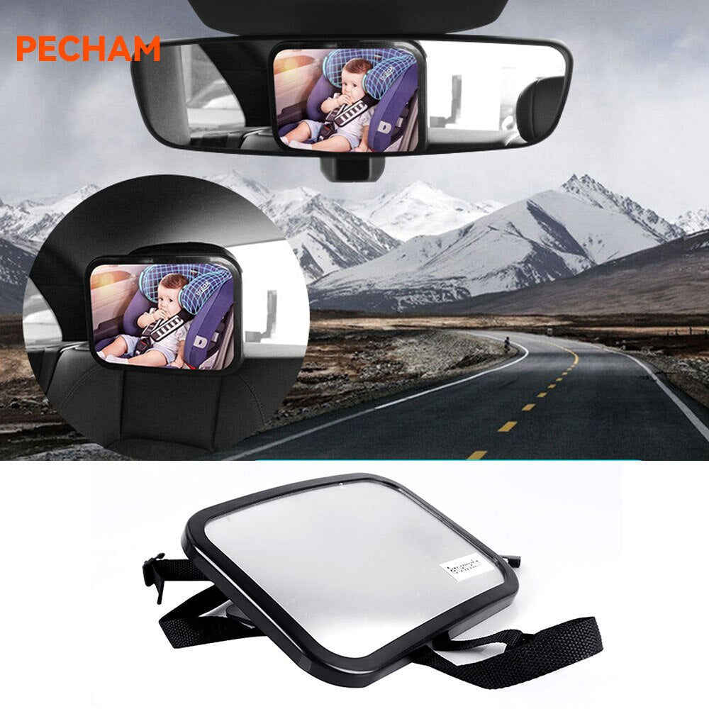 Baby Car Mirror Rearview Mirror Baby for Back Seat Headrest Monitor Adjustable Car Interior Accessories Child Kids Mirrors