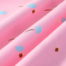 hibobi Cartoon Print Cotton Baby Blanket with Hat