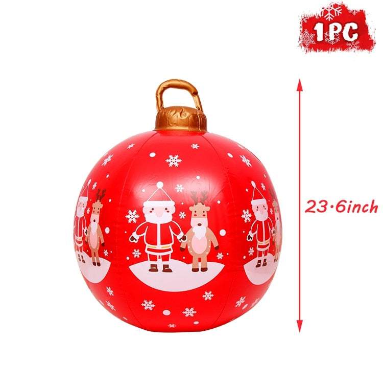 Christmas Inflatable Decor Ball Santa Claus Christmas Tree Decor For Home Outdoor Xmas Ornaments 2022 Navidad New Year Gift 2023 - anconmall