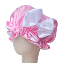 1 Pc Kids Hair Hat Elastic Blossom Bowknot  Baby Sleeping Hair Accessory for Toddler Child Baby Face Washing Shower Supplies