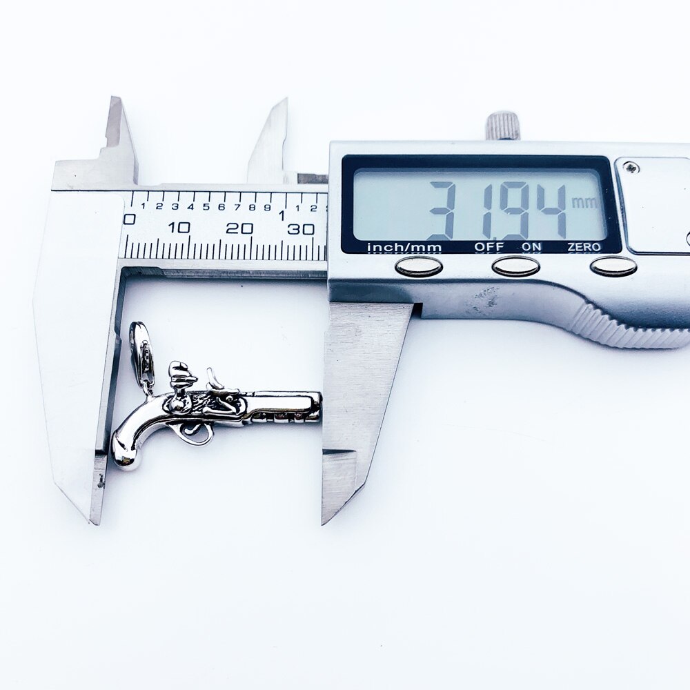 Pirate Gun Pendant Brand Fashion Jewelry Europe Rebel 925 Sterling Silver Accessories Gift For Women & Men