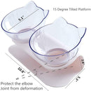 Non-slip Cat Bowls Double Pet Bowls With Raised Stand Pet Food and Water Bowls For Cats Dogs Feeders Puppy Feeder Bowl Supplies
