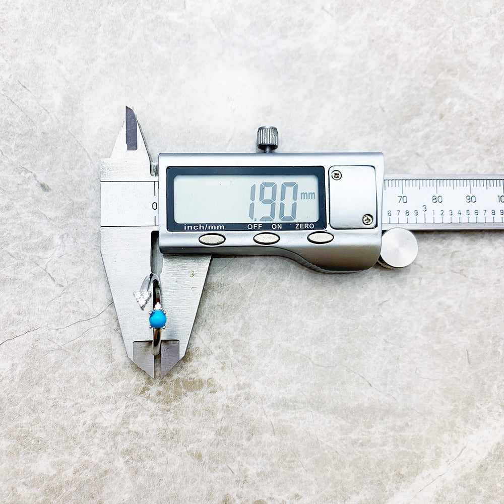 Ring Arrow Blue,Europe Fine Jewerly For Women,2023 Spring Trendy Ocean Spirit Gift In 925 Sterling Silver