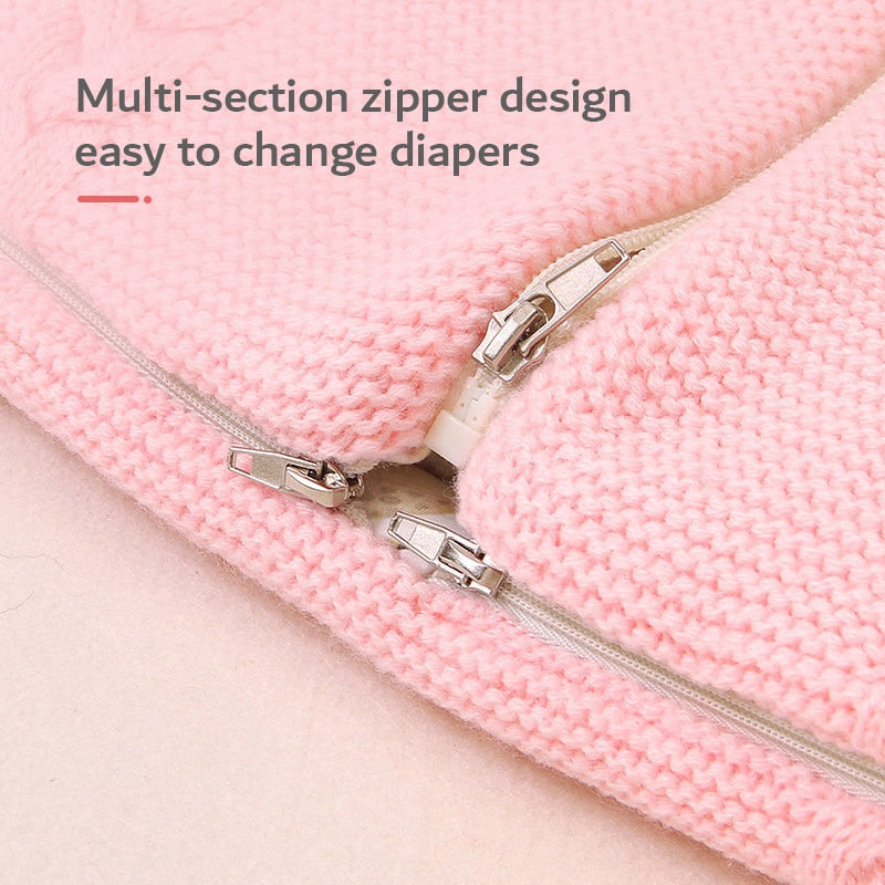 hibobi Cotton Soft Baby Swaddle Bird Pattern Print Front Bukle Design Sleeping Bags for Newborn Infant Wrap Prevent Flat Blanket