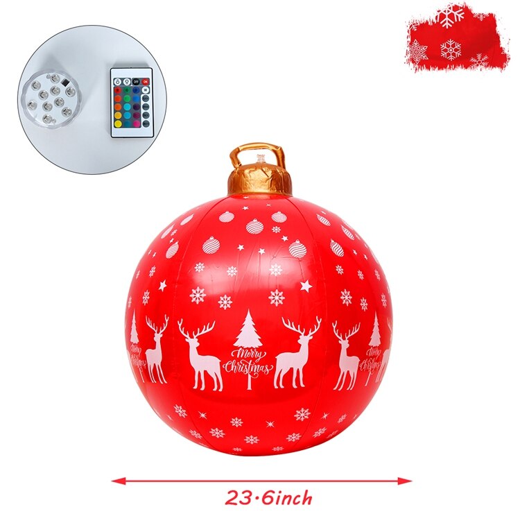 Christmas Inflatable Decor Ball Santa Claus Christmas Tree Decor For Home Outdoor Xmas Ornaments 2022 Navidad New Year Gift 2023 - anconmall