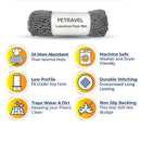 Washable Dog Mat Easy To Clean Pet Muddy Paws Rug Absorbent Dogs Diapers Pads Soft Cushion For Small Large Dogs - anconmall