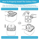 Replaced Activated Carbon Filter For Cat Water Drinking Fountain Dog Automatic Feeders Replacement Filters Pet Dogs Dispenser