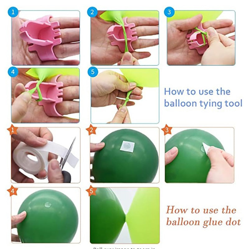 Birthday Party Needs Balloon Jungle Party Balloon Arch Green Balloon Decoration With Artificial Tropical Palm Leaves - anconmall