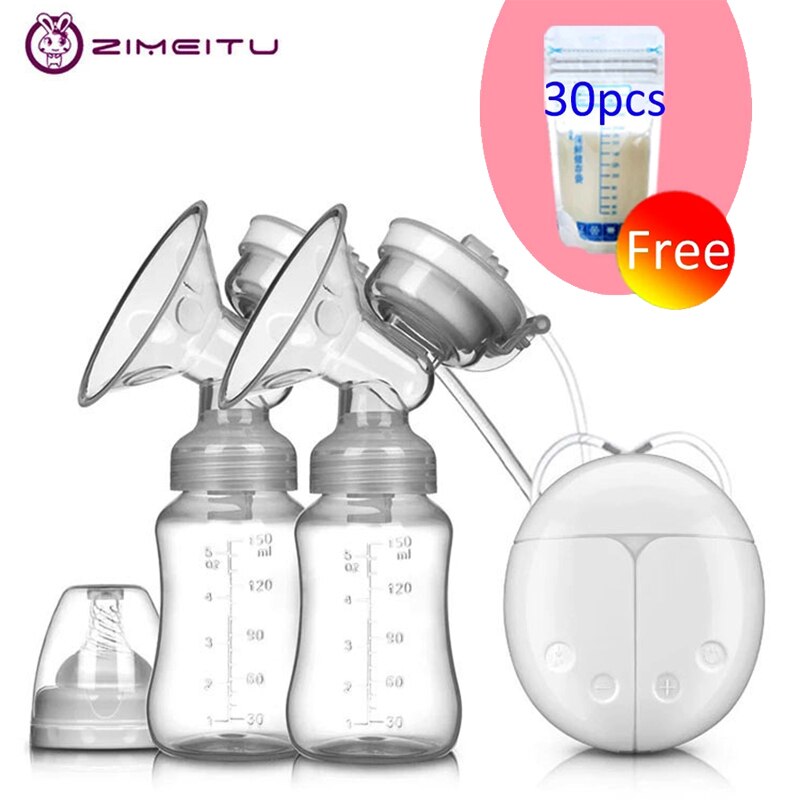 Electric breast pump unilateral and bilateral breast pump manual silicone breast pump baby breastfeeding accessories