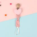 hibobi Baby Stars Shape Hanging Chain Cotton Pacifier Chain Clip Soother Nipple Holder Clasps Baby Feeding Accessories