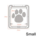 Pet Door New Safe Lockable Magnetic Screen Pet House Garden Enter Freely Fashion Easy Install Outdoor Dogs Cats Window Flap Gate