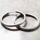 Creole Hinged Hoop Earrings Large,Europe Style Glam Trendy Fine Jewerly For Women Men Gift In 925 Sterling Silver