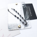 Bracelet Black Stone Skulls Punk Jewelry Link Chain Gift For Women Men