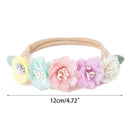 Baby Headband Cute Elastic Flower Rhinestone Hair Band Newborn Toddler Headband for Baby Infant Toddler Girls Hair Accessories