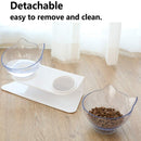 Non-slip Cat Bowls Double Pet Bowls With Raised Stand Pet Food and Water Bowls For Cats Dogs Feeders Puppy Feeder Bowl Supplies