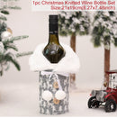 Christmas Bottle Cover Merry Christmas Decorations for Home 2022 Christmas Ornaments Navidad Noel Xmas Gift Happy New Year 2023
