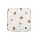 Baby Bib Towel Boys Girls 0-12M Breathable Soft Face Towel Drooling Bib with Hanging Hook Infant Feeding Burp Cloth