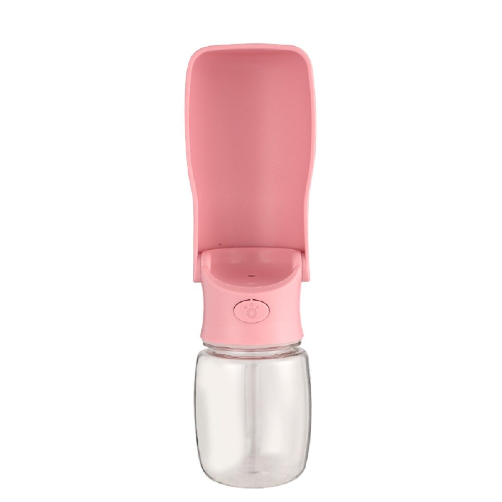 350ml Water Bottle Pet Dog Outdoor Travel Drinking Feeder Portable Foldable Eco-Friendly Antibacterial Cat Puppy Water Dispenser