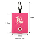 Pet Poop Bag Dispenser for Dogs and Cats Outdoor Walking, Leash Attachment Lightweight Portable Canvas Pouches Waste Bags Holder - anconmall