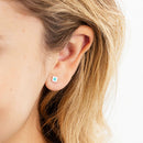 Ear Studs Africa Autumn New Ethnic 925 Sterling Silver Fine Jewerly For Women Gift