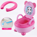 Panda Baby Potty Boys and Girls Potty Training Seat Children's Pot  Urinal Infant Cute Toilet Seat WC -Free Cleaning Brush