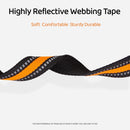 Durable Nylon Dog Harness with Python Snakeskin Pattern Colorful Shiny Highly Reflective Breathable Adjustable Dog&#39;s Chest Strap - anconmall