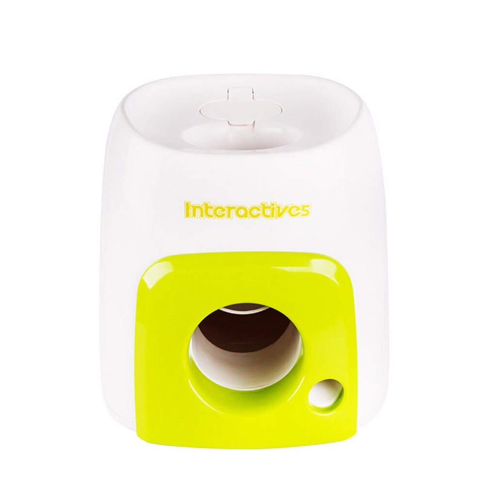 Interactive Dog Leakage Food Training Toys Snack Reward Machine Tennis Ball Drop Rolling Pet Dog Slow Feeding Gravity Dispenser - anconmall