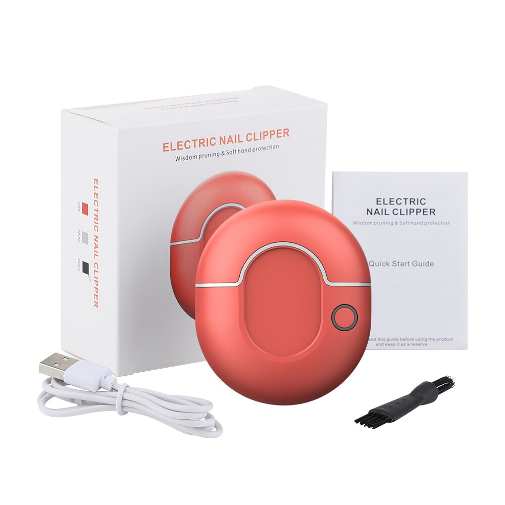 Portable Electric Nail Clipper Baby Fingernail Trimmer Rechargeable Adult Automatic Nail Cutter Nail File Manicure Pedicure Tool - anconmall