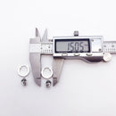 Hinged Hoop Earrings Skull Pave Gift In Real 925 Sterling Silver,Europe Style Rebel Punk Jewerly For Women Men